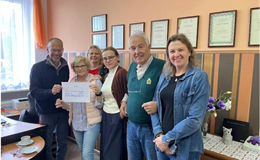 Betreungsbesuch von Frd. Boltze und Frd. Opatz bei der Palliativstation in Osterrode